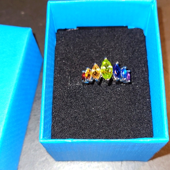 GENUINE Tourmaline Sterling Silver Ring---NWOT - Picture 7 of 7